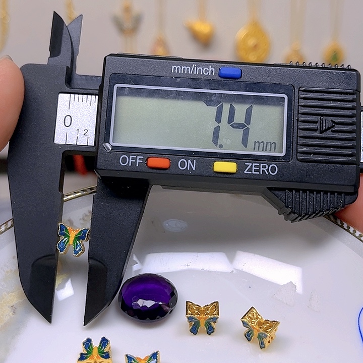 紫晶颈饰银S925镶嵌紫晶925镶嵌98