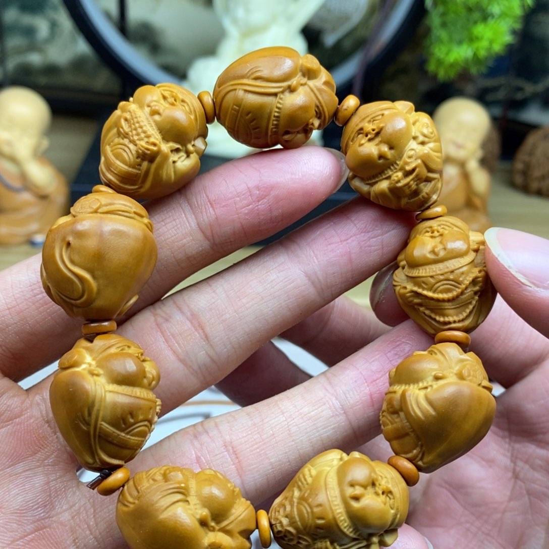 橄榄核手串/手链橄榄核雕工艺手串