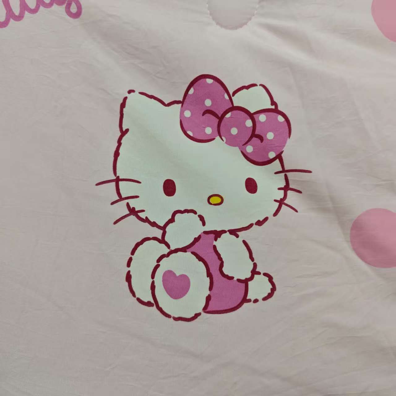 【爱心kitty豆豆被】150保暖舒适亲肤柔软冬被豆豆被子