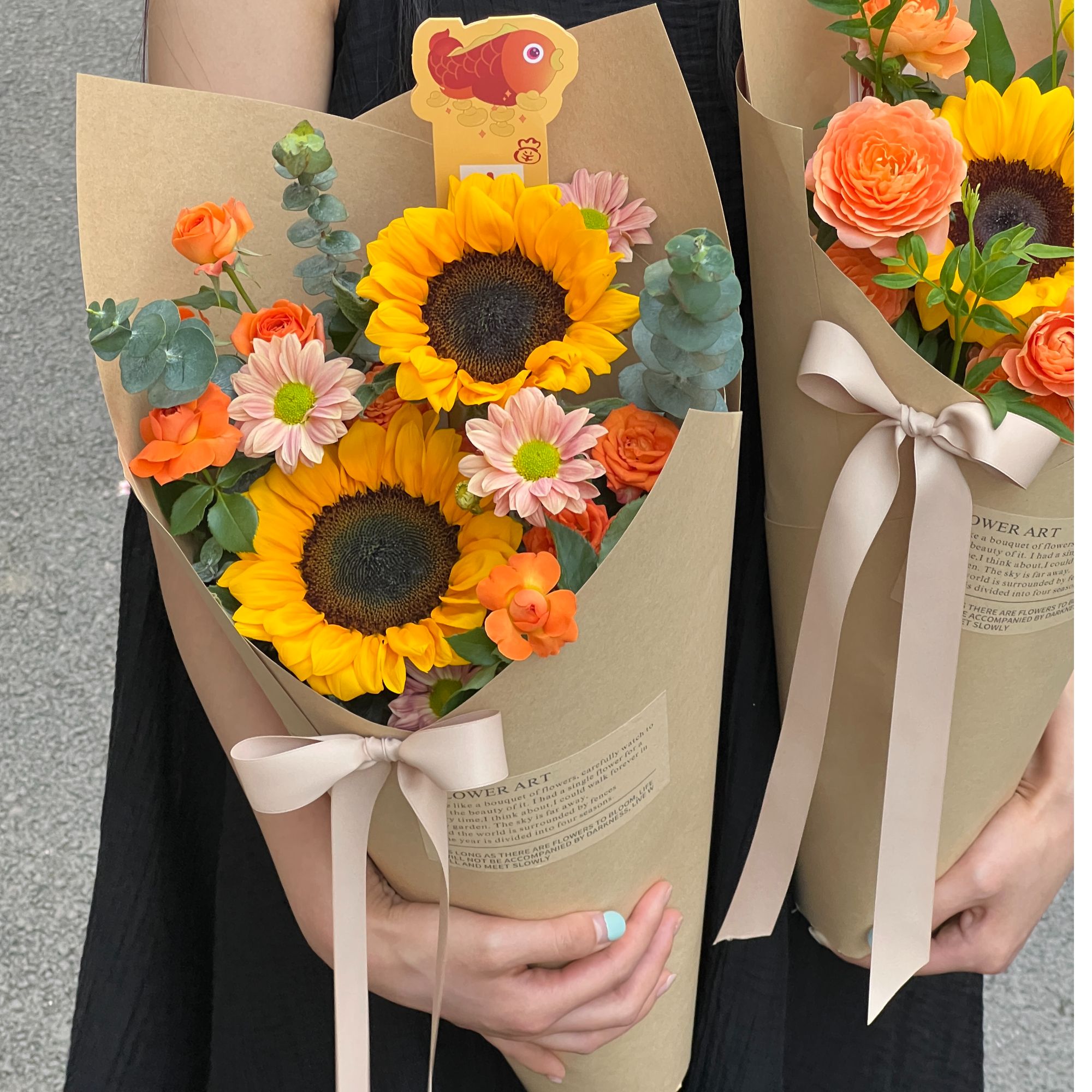 【花园时光】“立得稳”冰淇淋甜筒向日葵花同款加厚硬挺纸包装资材