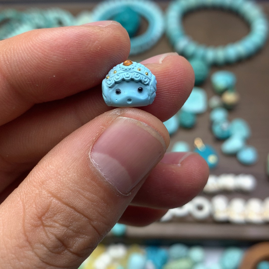 绿松石雕刻未镶嵌