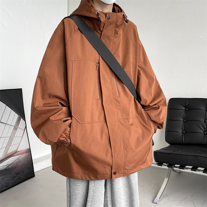 情侣外套男春秋季新款潮流夹克休闲褂子百搭上衣服潮牌冲锋风衣女