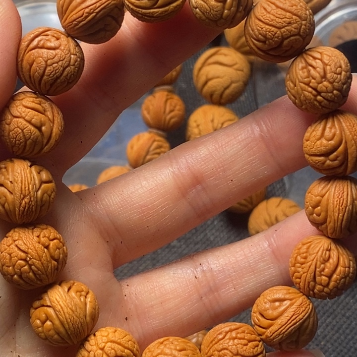 桃核吊坠秦岭山野生桃核