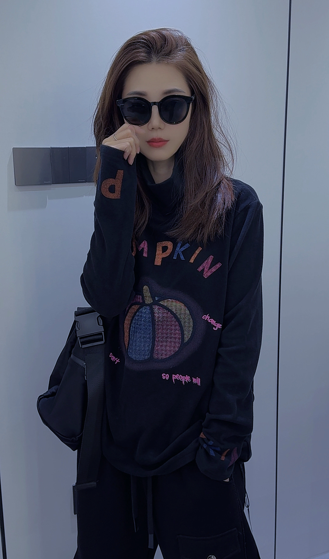 冬季新品双面德绒高弹打底衫百搭休闲潮牌保暖长袖打底复古时尚潮