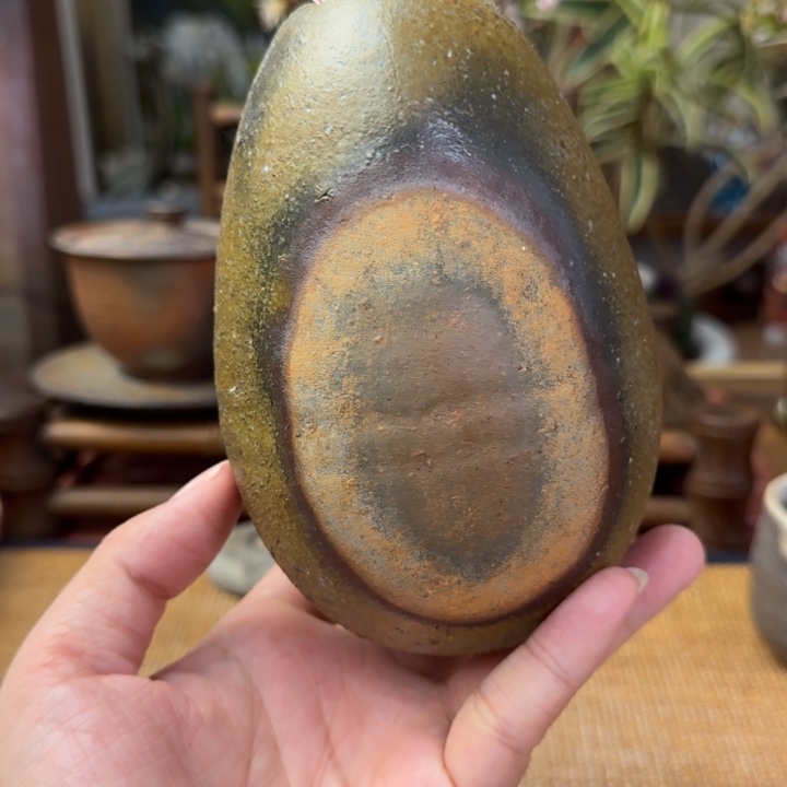 中居靖椭形花器福利一口价