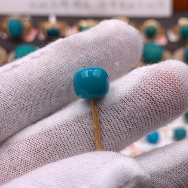 绿松石车挂未镶嵌