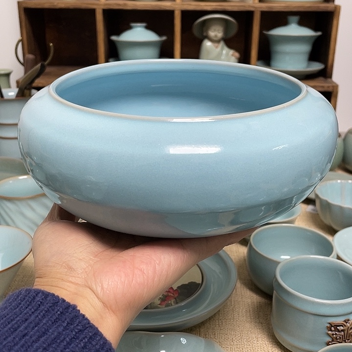 其他天青22.5大茶洗微微瑕放漏