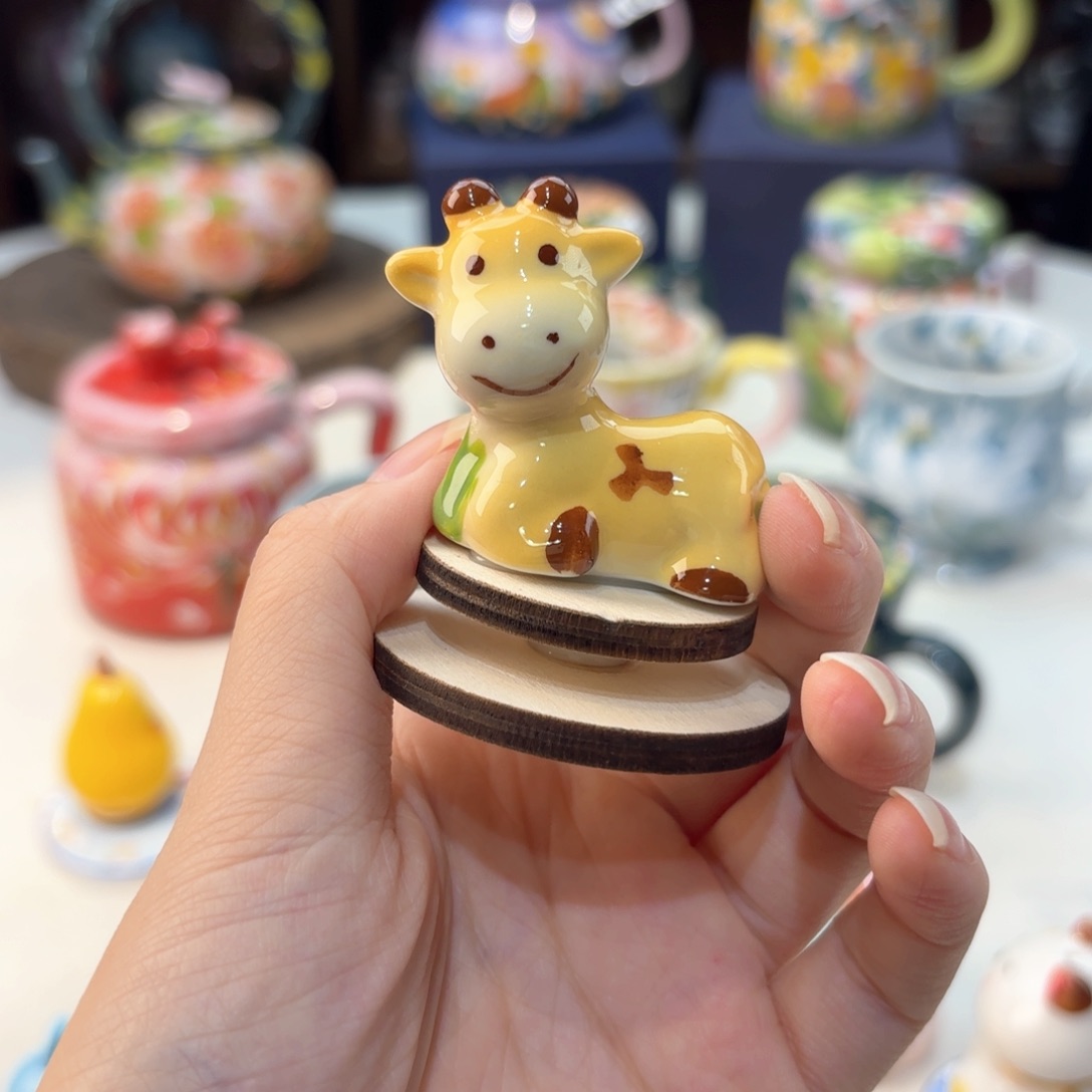 景德镇手绘高温釉下彩陶瓷茶具