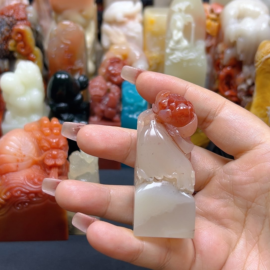 寿山石?*坦印章雕刻工艺