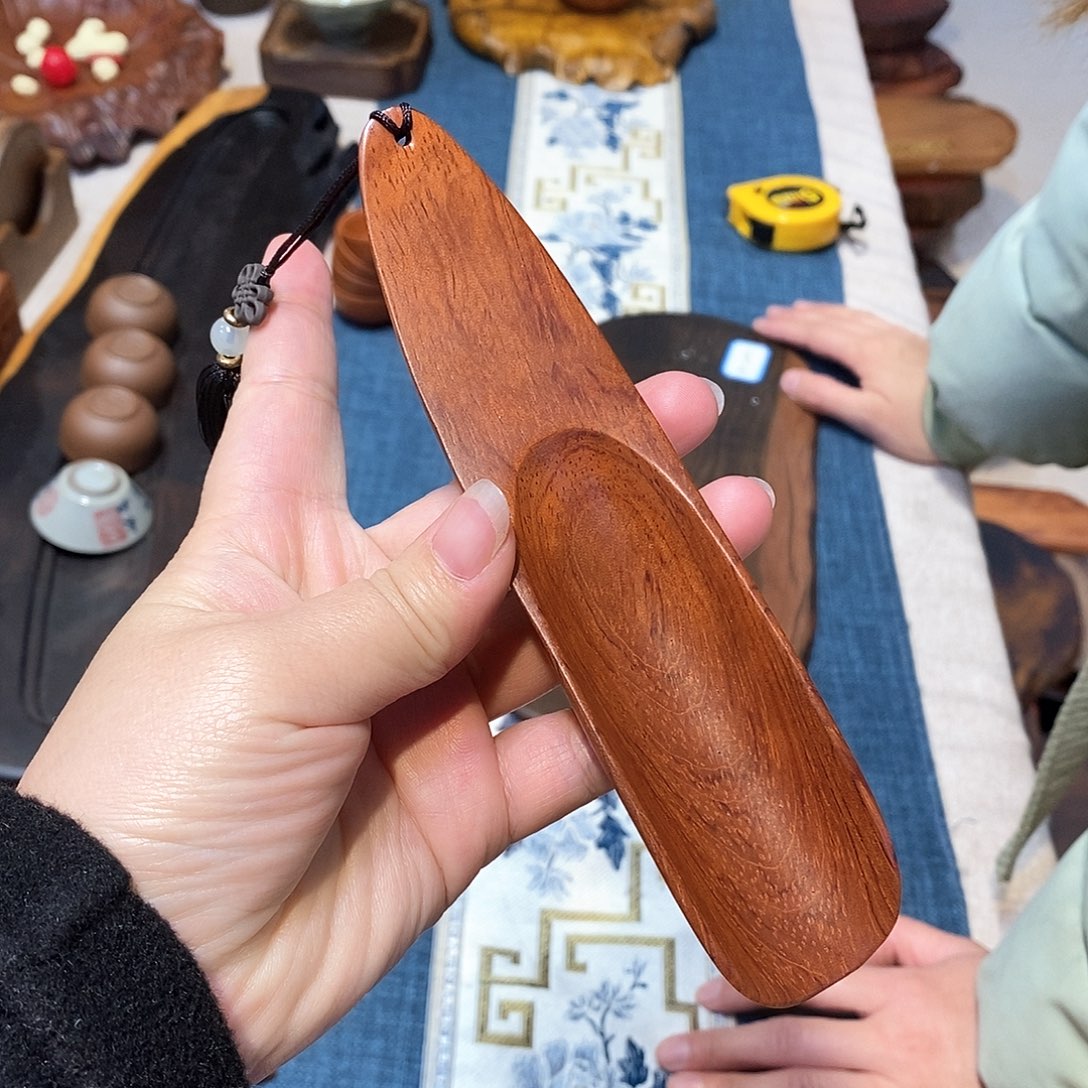 巴花实木茶勺茶勺