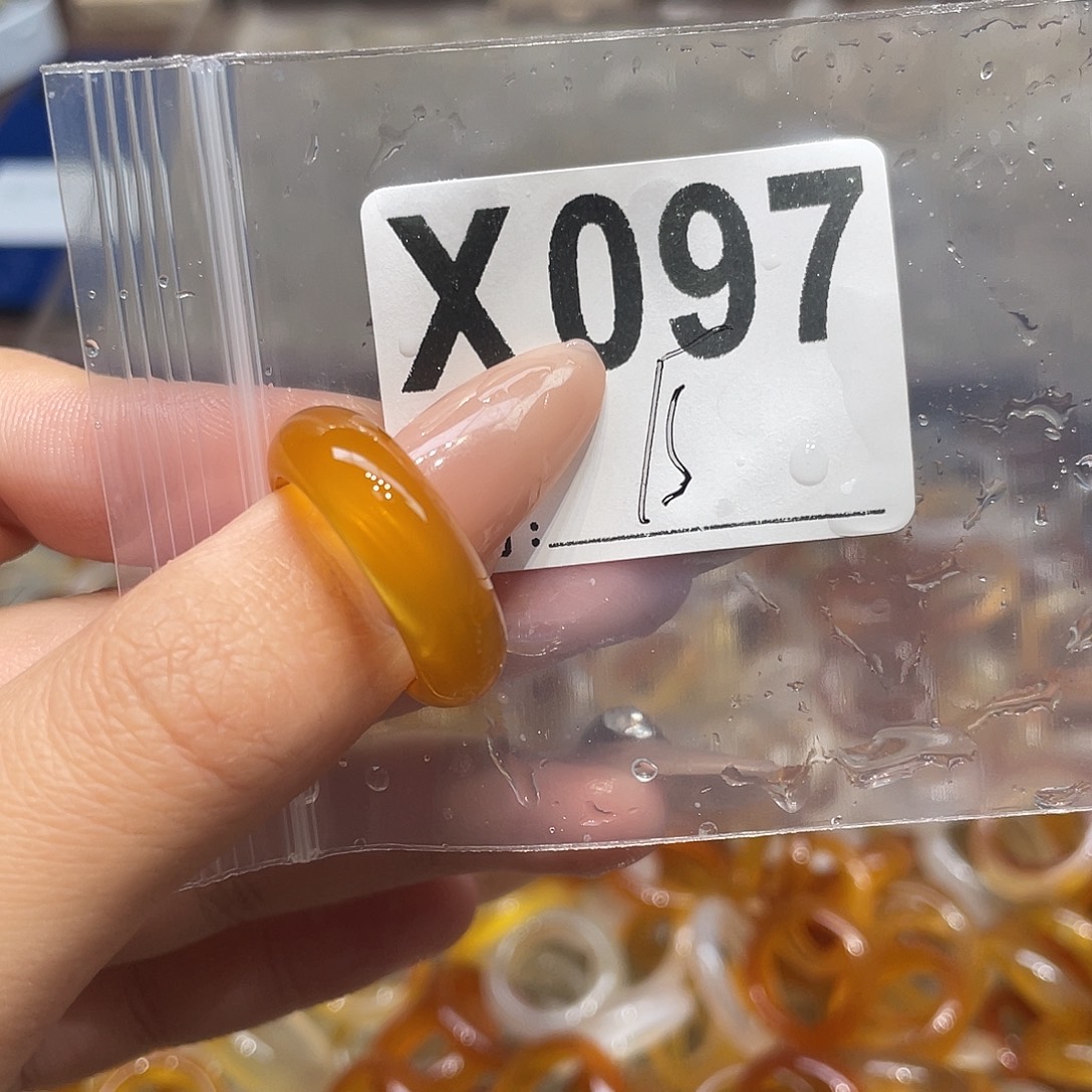 玛瑙/玉髓未镶嵌戒指097