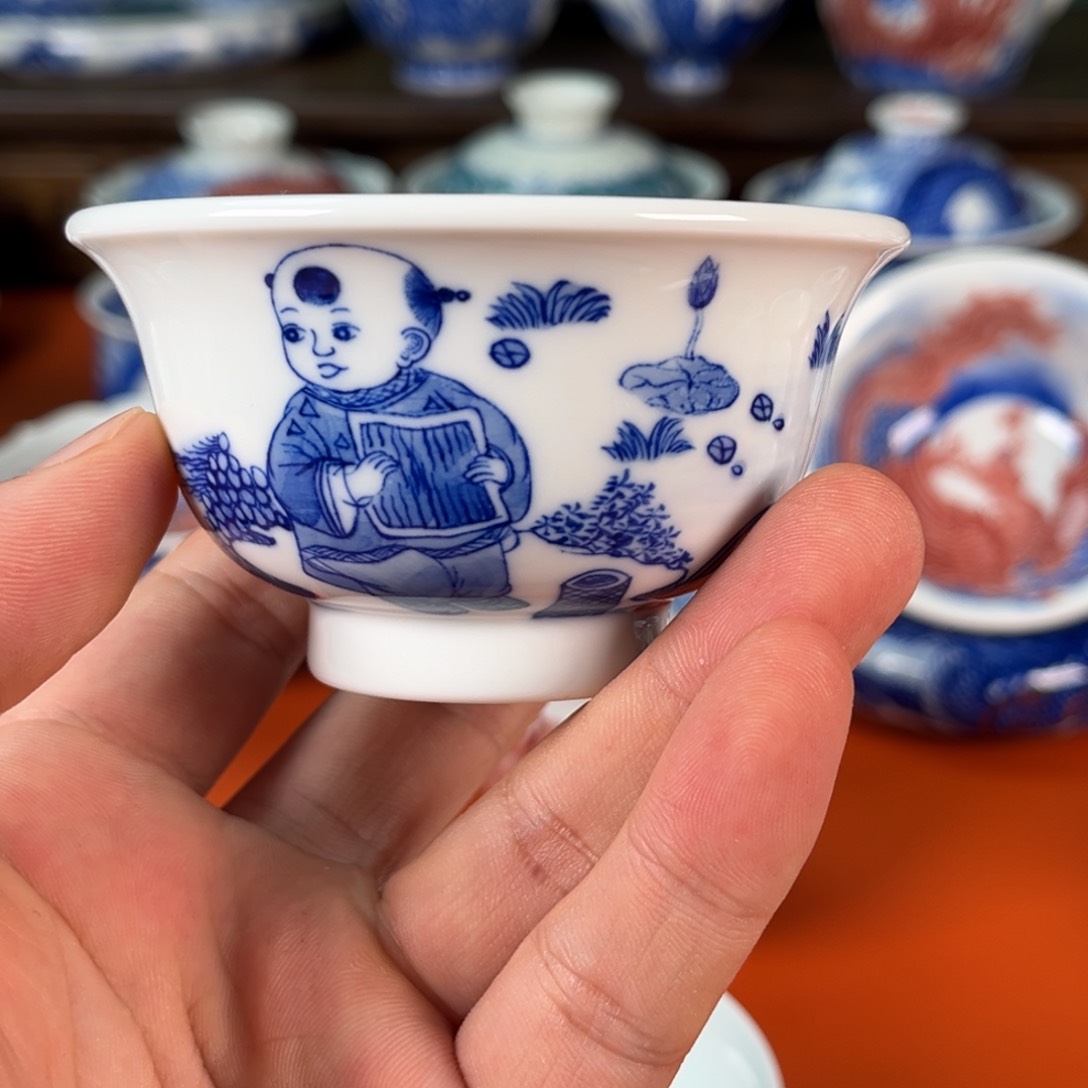 瓷片景德镇手工手绘