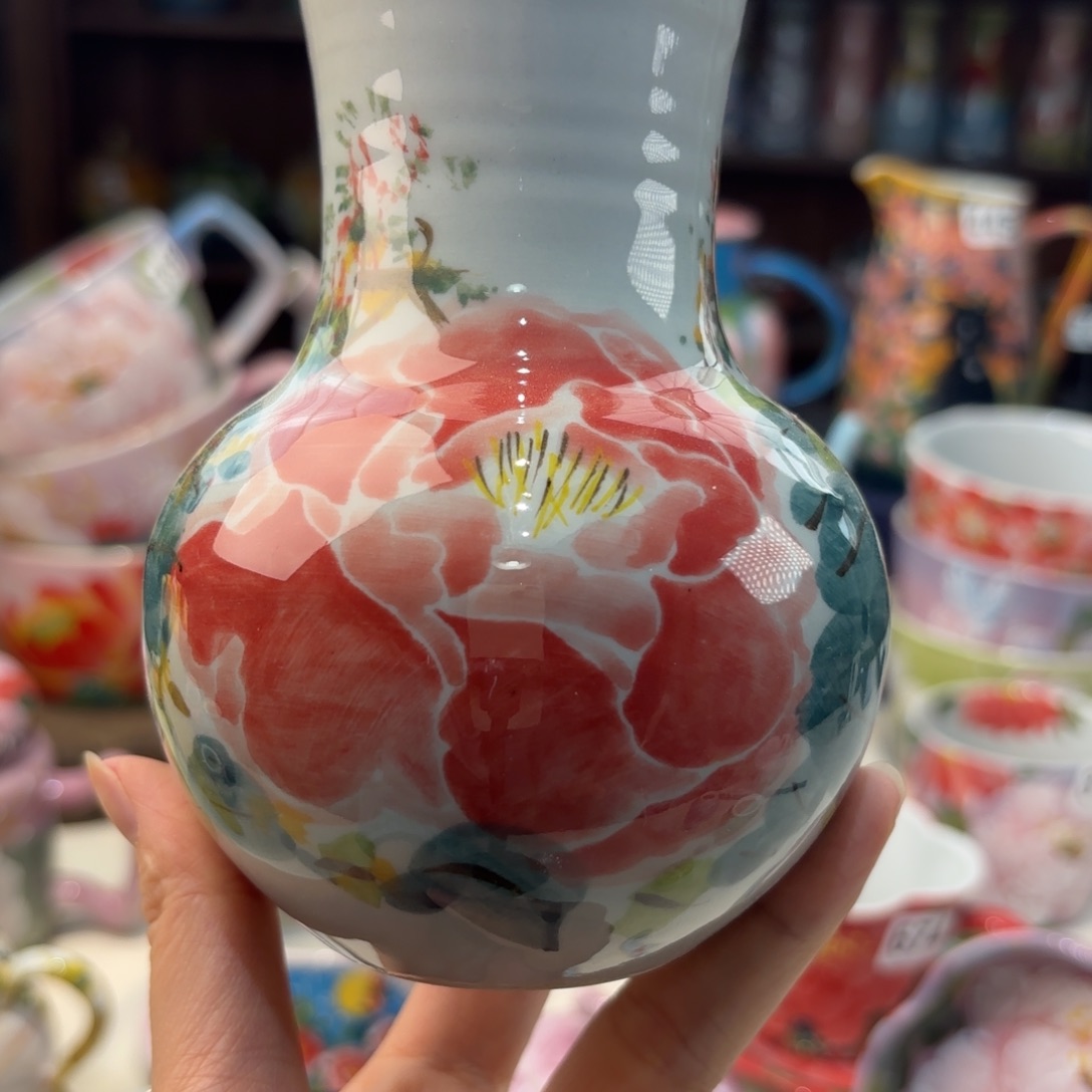 瓷片景德镇手绘高温釉下彩陶瓷茶具