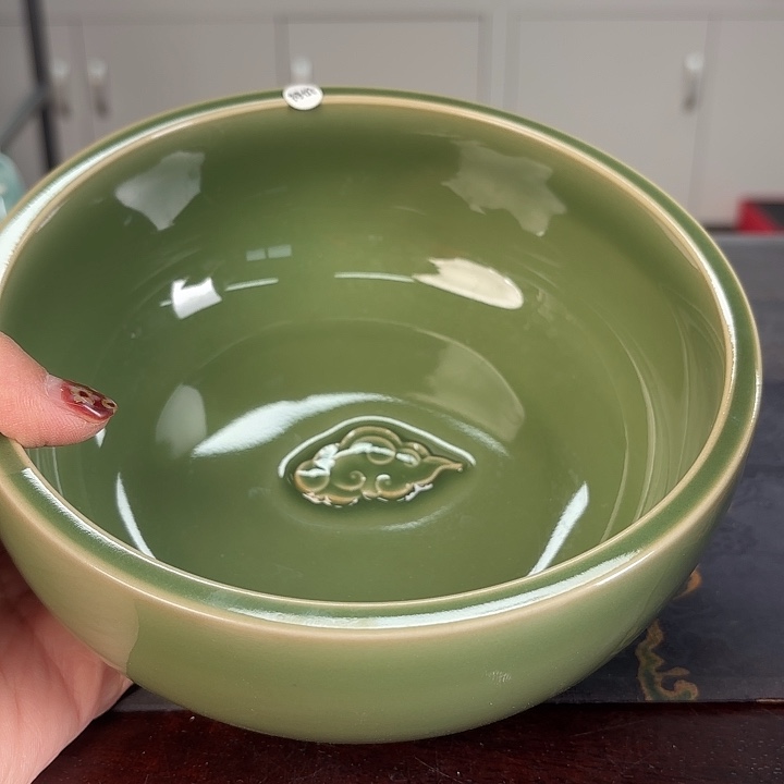 龙泉云间青瓷小米茶器