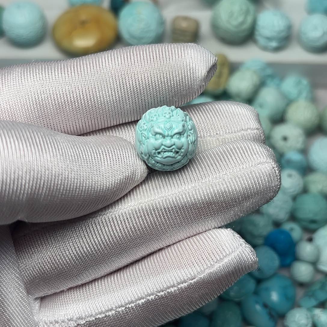 绿松石珠宝半成品未镶嵌