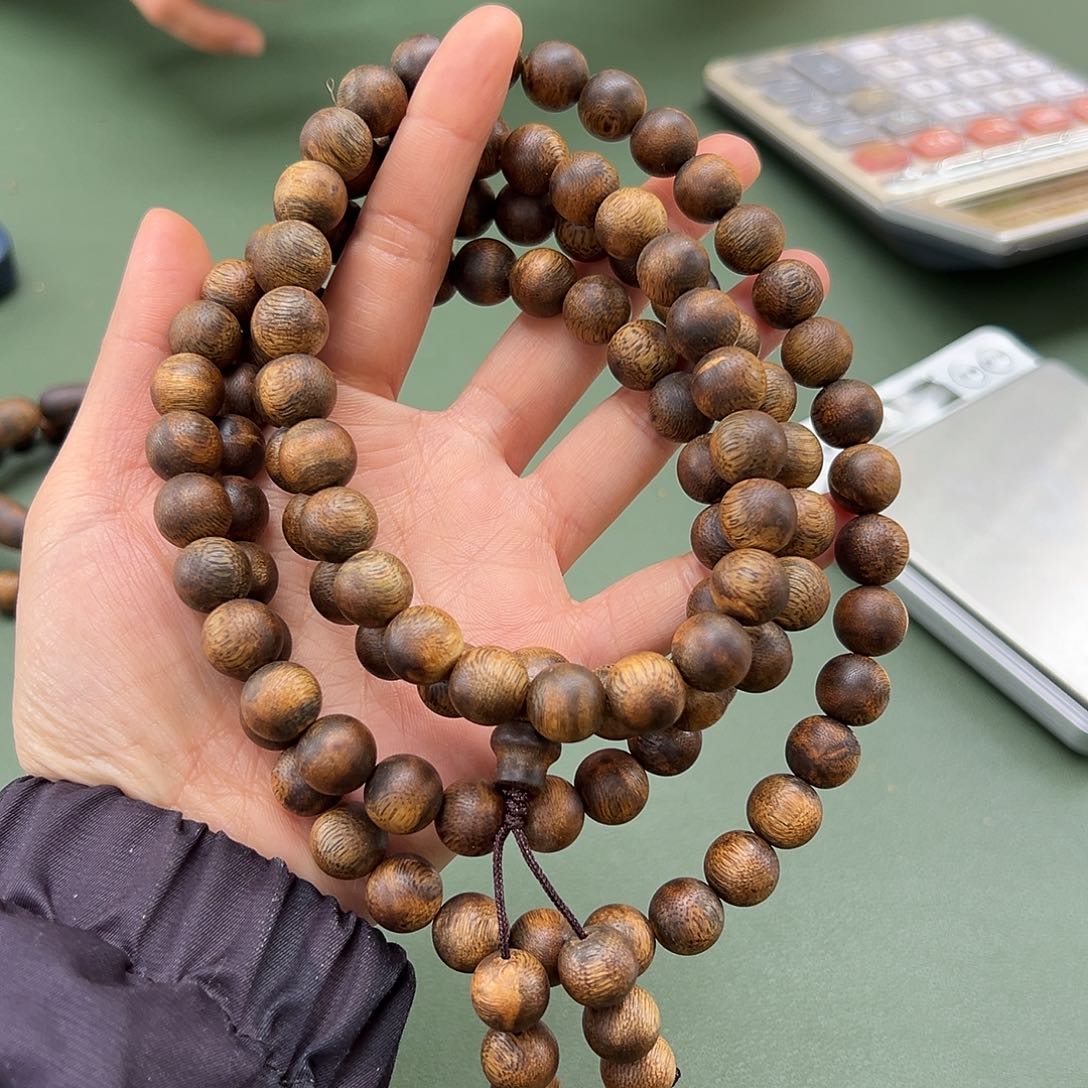 沉香手串乌身62克1.1多样性发一条