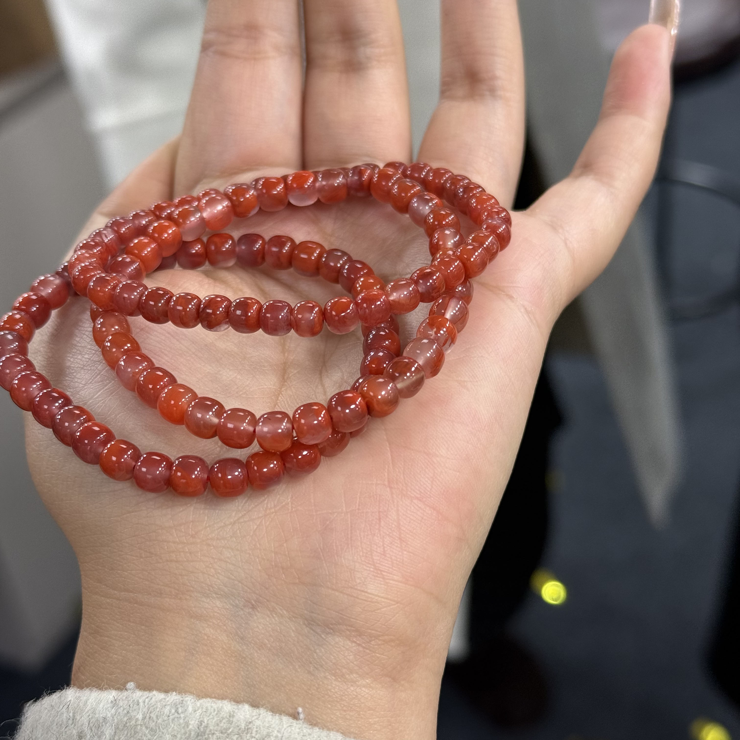 南红玛瑙颈饰未镶嵌老型多样性拍一发一
