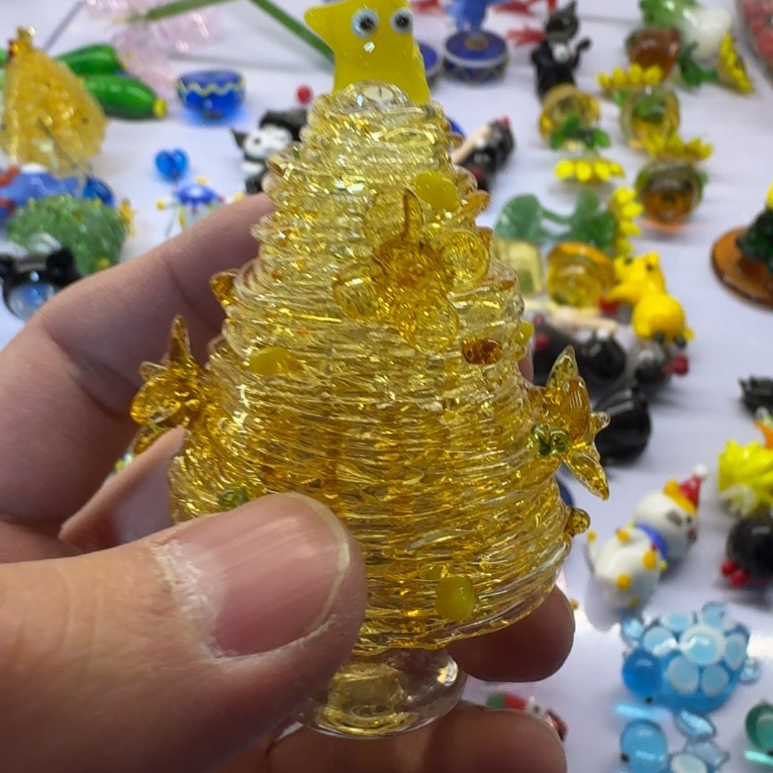 淘***淘琉璃手工艺品圣诞树