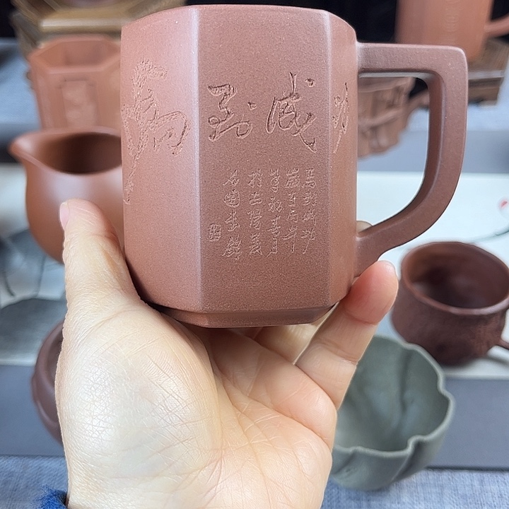紫砂茶杯全手主人杯容量160