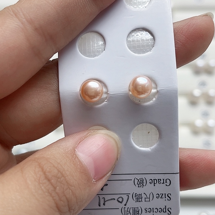 王***倩银S925镶嵌耳饰淡水珍珠