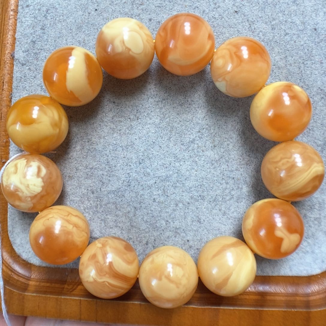 蜜蜡手串未镶嵌蜜蜡