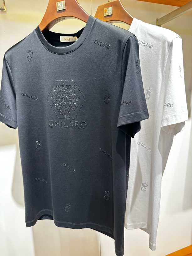 吉那诺时尚原领T恤