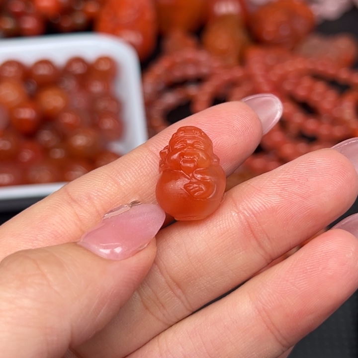 南红玛瑙未镶嵌吊坠(不含链)
