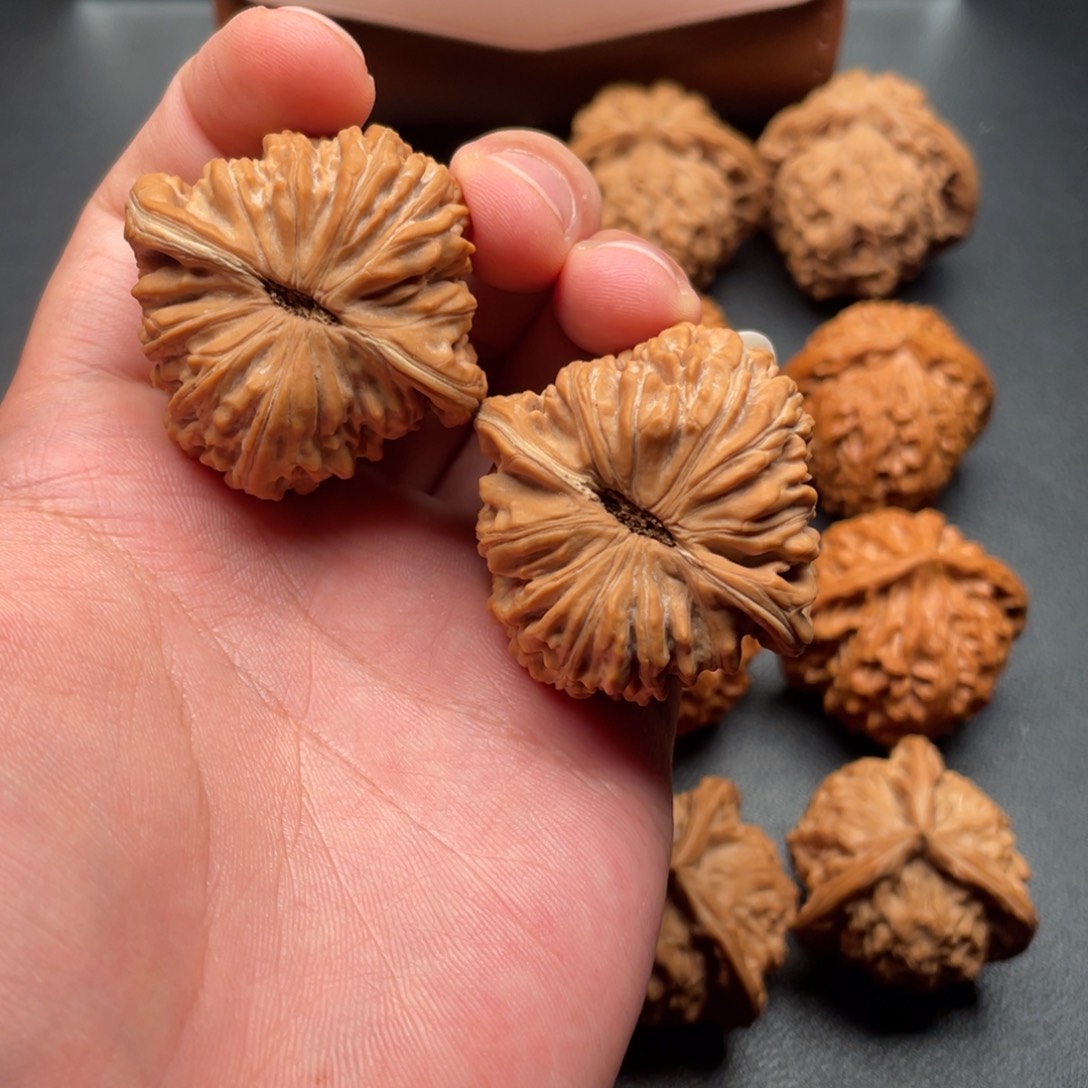 文玩核桃吊坠老树一代四座楼