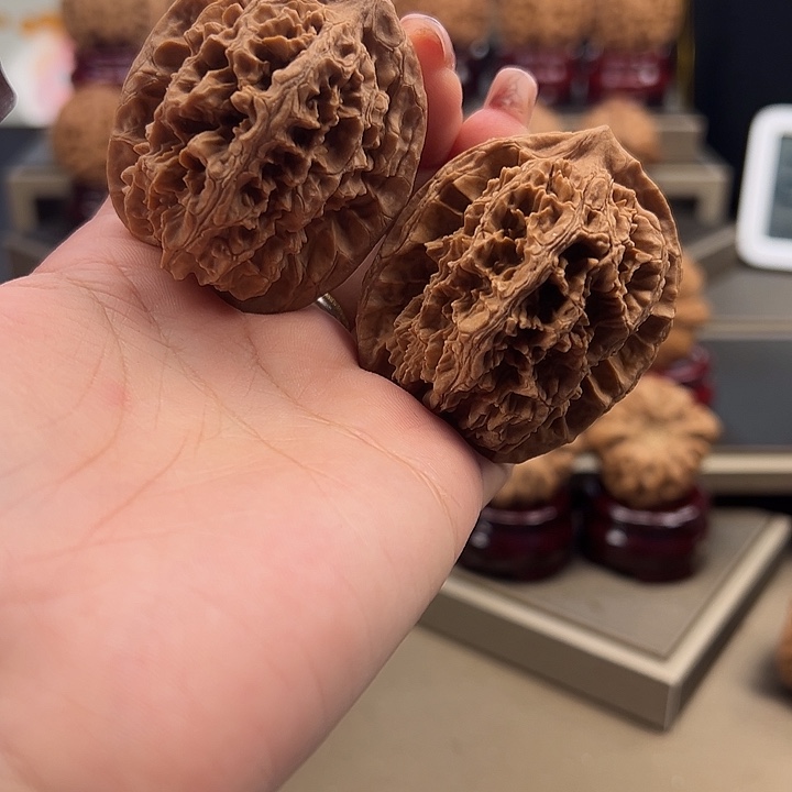 文玩核桃把件44 大 花 k-004