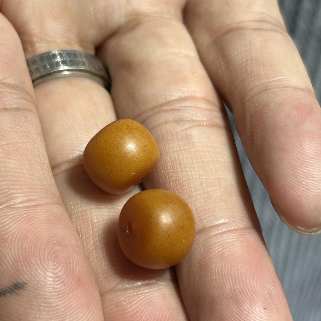 DIY男款女士款橘皮黄墩子锁骨大项圈拍一发二