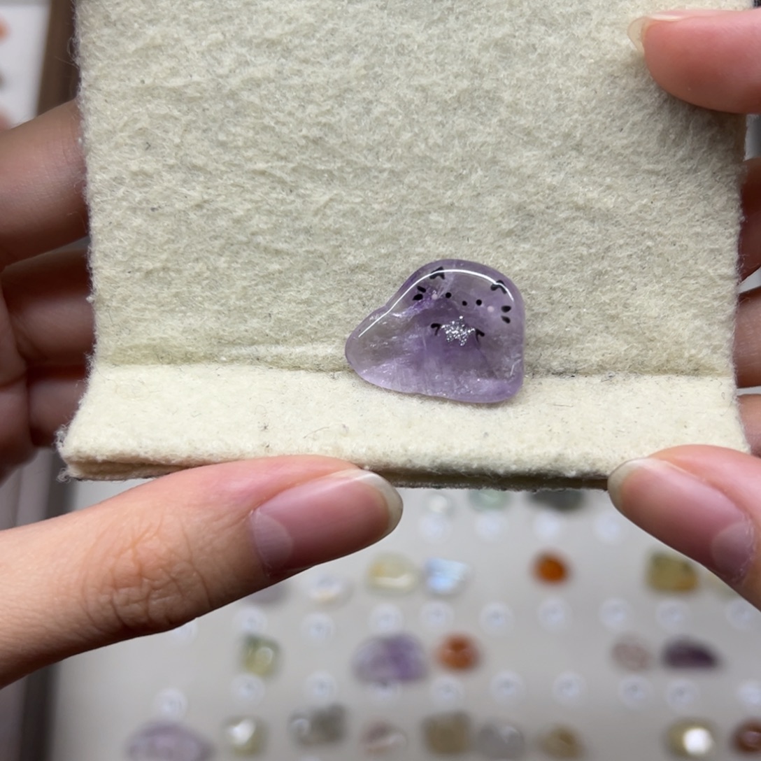 大理石磁石紫猫猫银星星特别定制