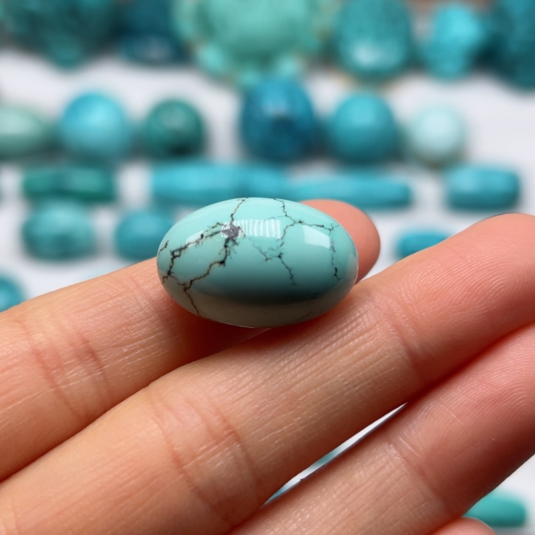 绿松石珠宝奇石未镶嵌