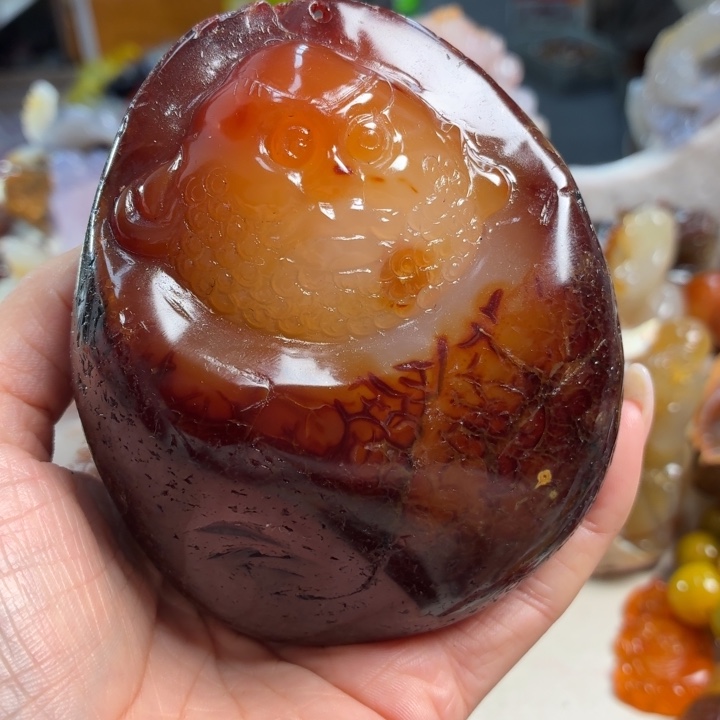 玛瑙/玉髓未镶嵌吊坠(不含链)