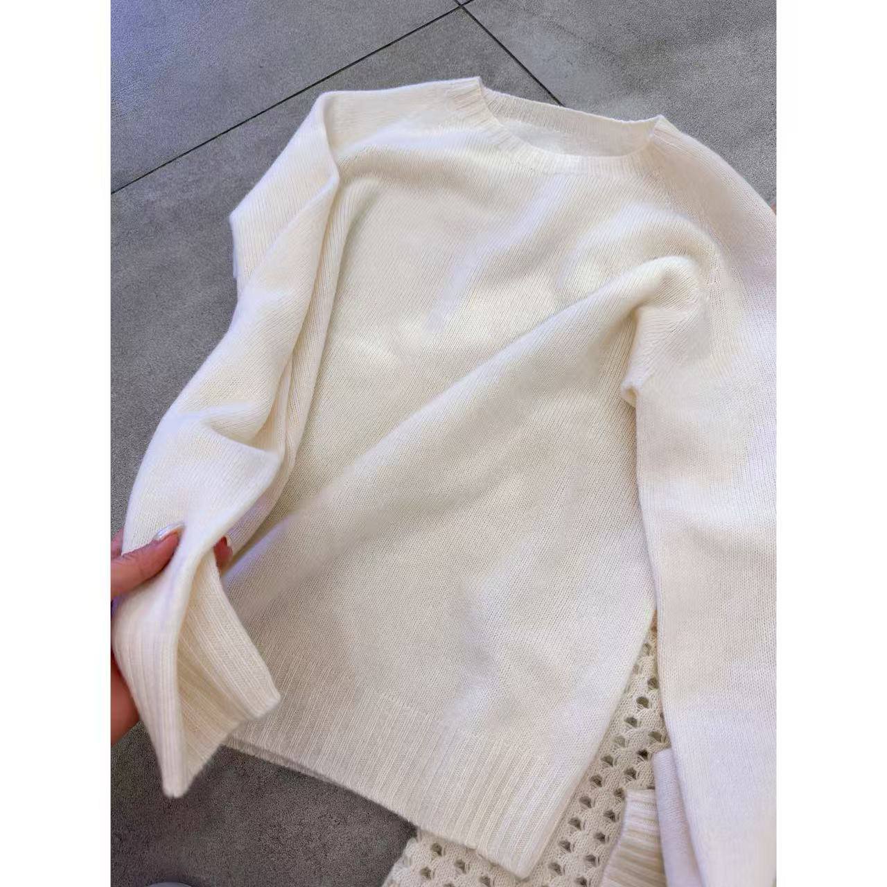 EASY新款订单洋气通勤羊绒衫2521