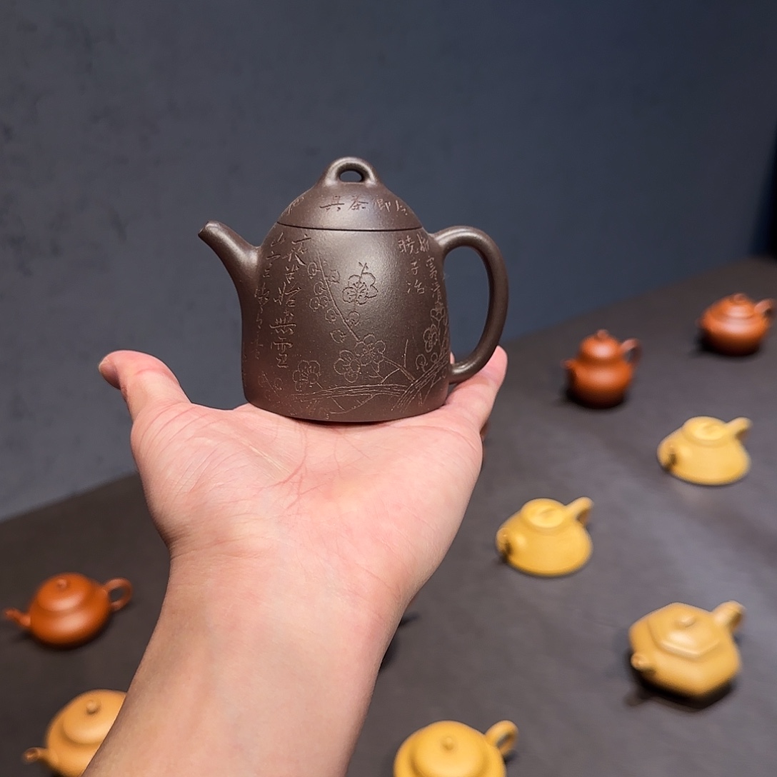 X***M茶壶紫砂子冶秦权 四号井紫泥 160cc