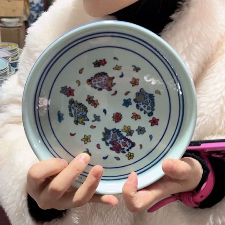 瓷片///////景德镇陶瓷茶盘。