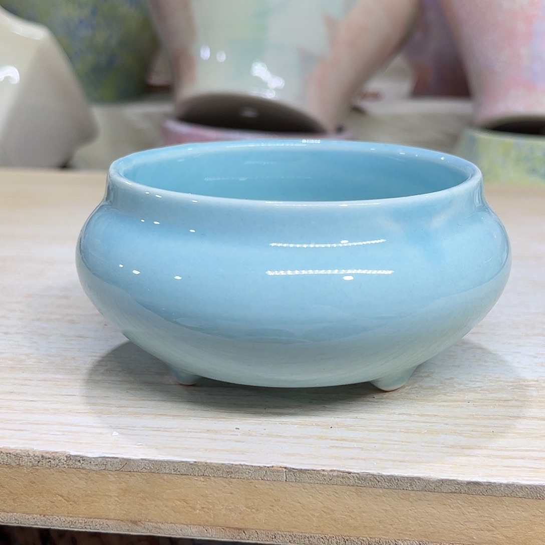 陶瓷绿植多肉微瑕花盆外口径：8*5