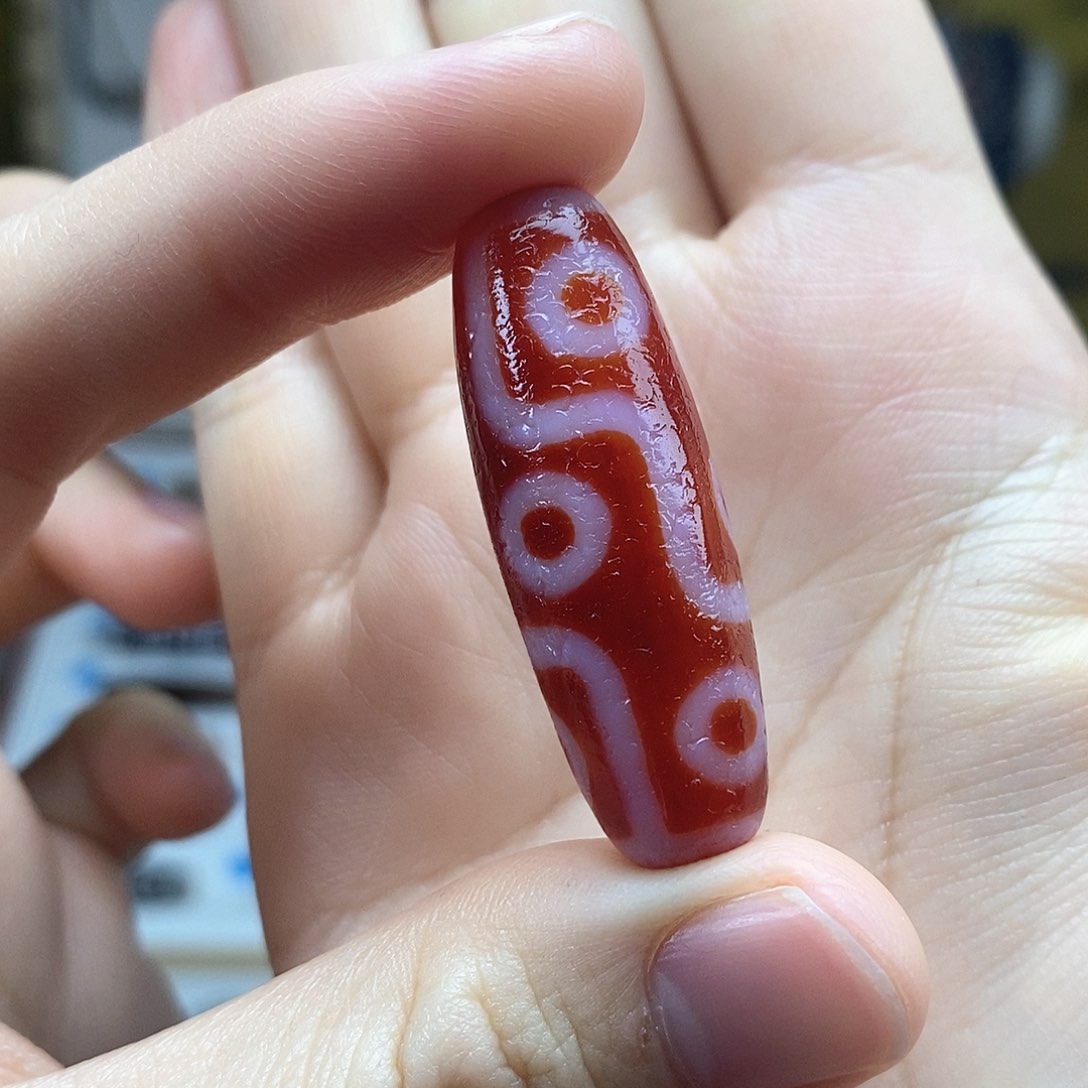 玛瑙/玉髓散珠九眼