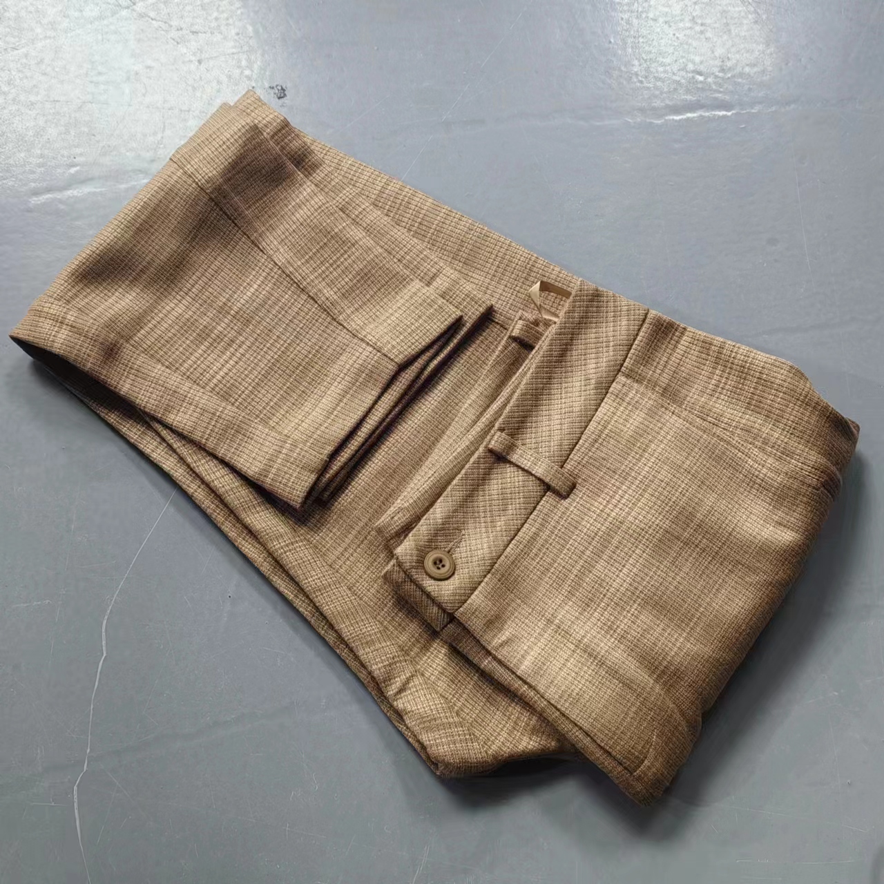 【南油玲姐】卡其色休闲裤86023