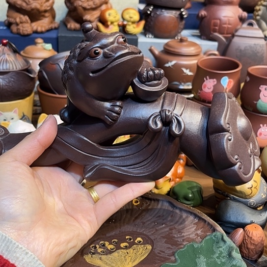 紫砂茶杯紫砂茶宠