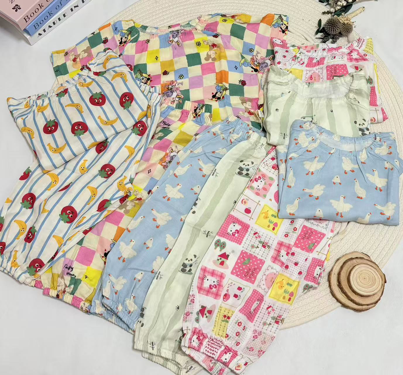 竹纤维家居服套装睡衣软糯舒服