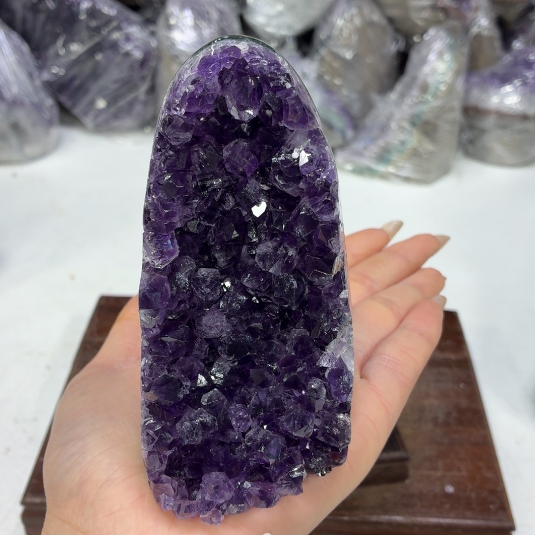 眼镜未镶嵌紫晶水晶