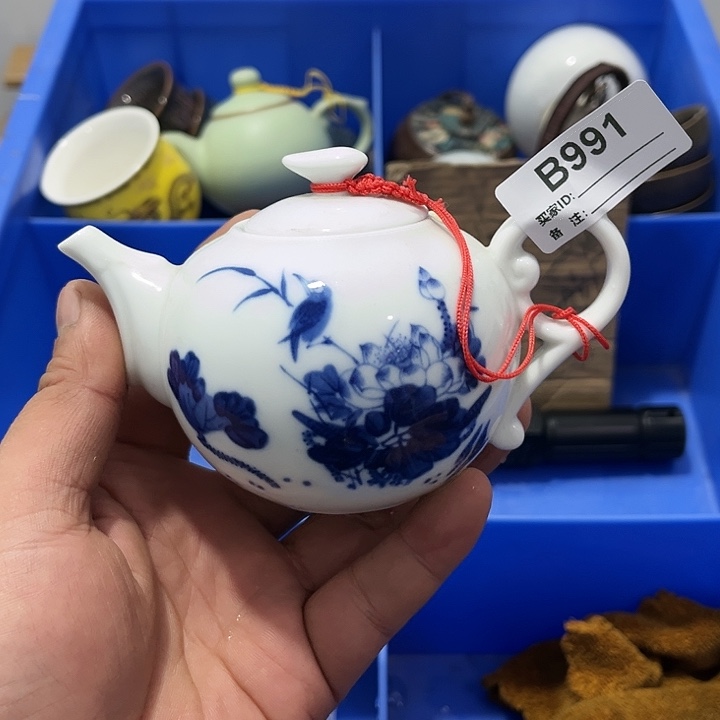 茶具默认微瑕瓷器、茶具、壶、摆件，介意勿拍 