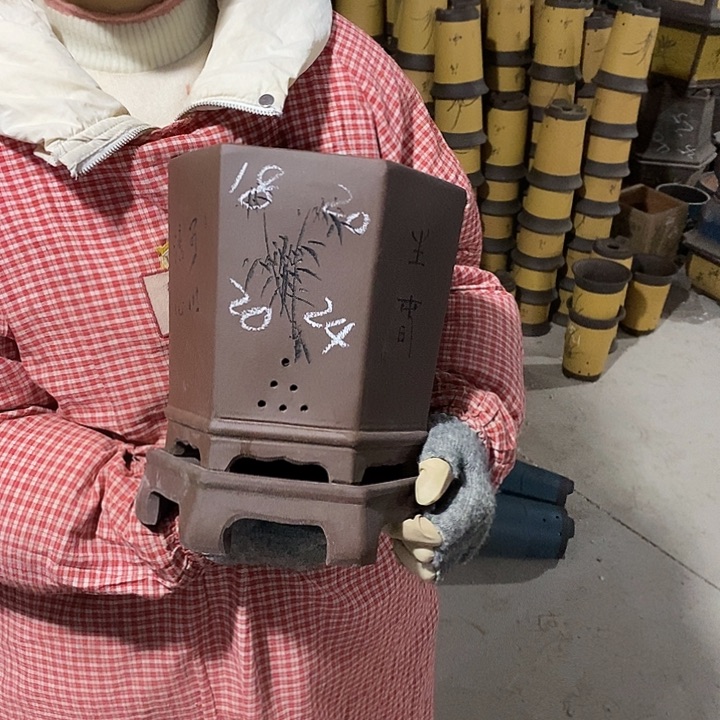 紫砂花盆紫砂花盆