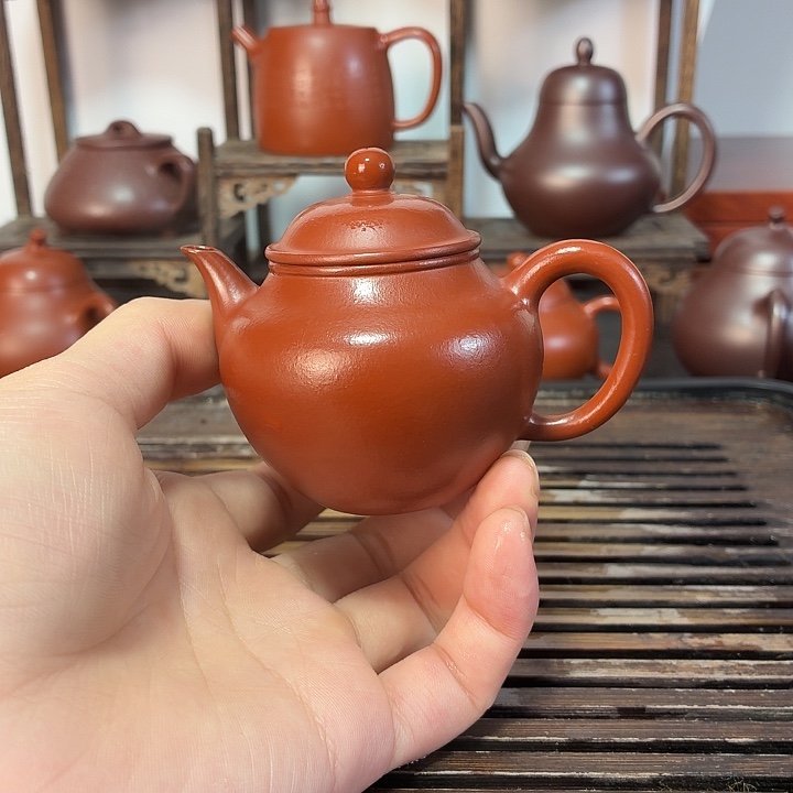 紫砂茶壶原矿紫砂手工制作