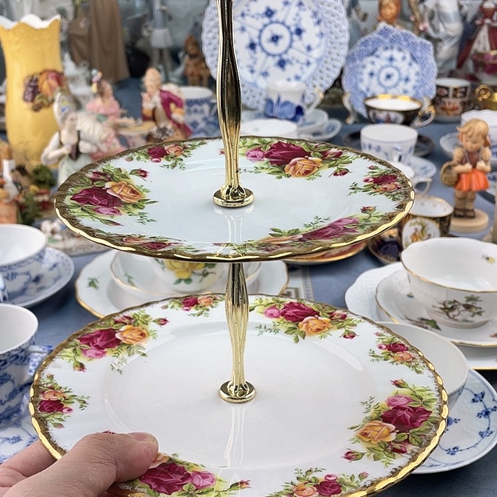 中古欧瓷瓷器小房子