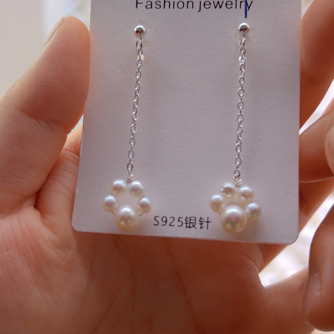 未镶嵌淡水珍珠耳饰