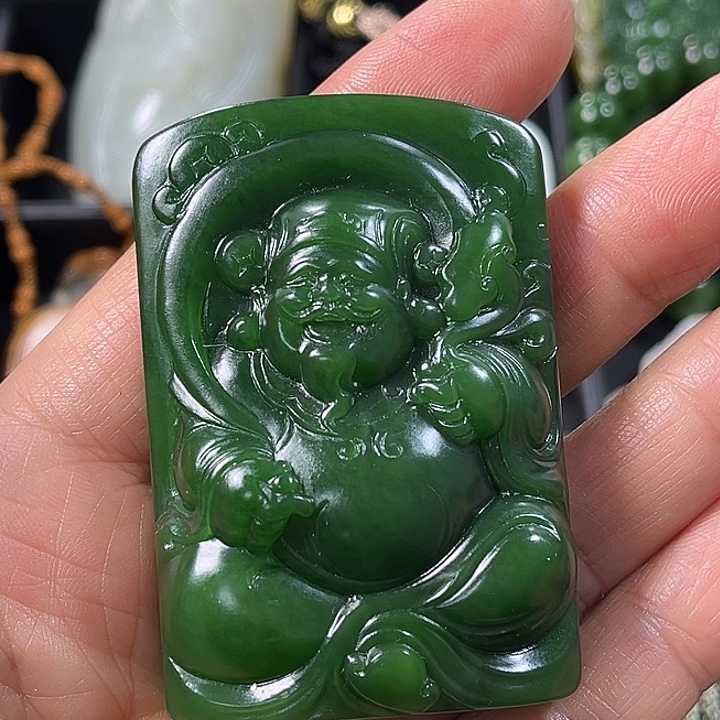 和田玉（碧玉）未镶嵌挂件