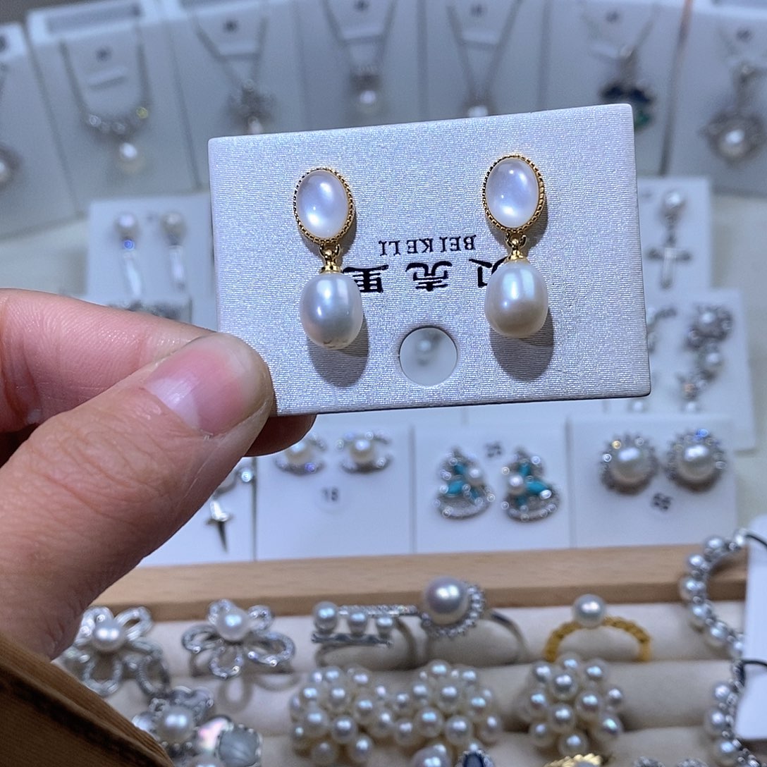 耳饰未镶嵌淡水珍珠