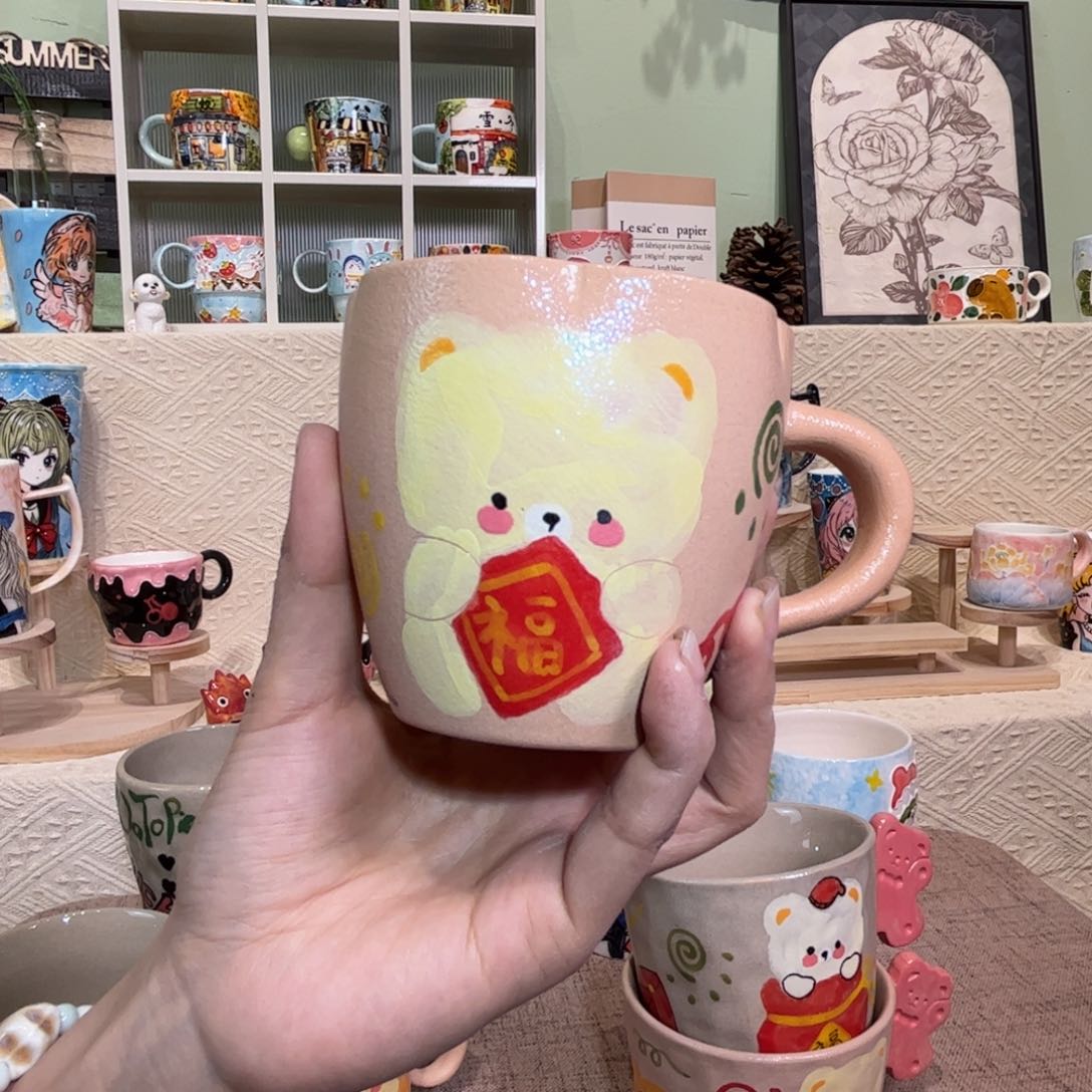 杯子景德镇陶瓷马克杯